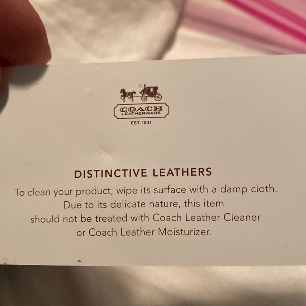 NWT Coach black leather mini credit card wallet - Picture 6 of 6